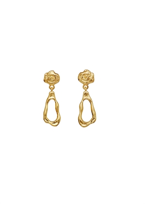 Lydia earrings Forgyldt Maanesten 
